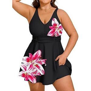 Swim Dress Swimming Suits For Women Plus Size Tankini Bathing Suits Swimwear